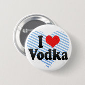 Badge Rond 5 Cm J'aime la vodka (Devant & derrière)