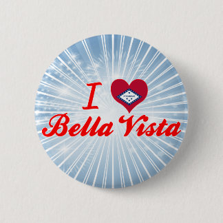 Badge Rond 5 Cm J'aime la vue de Bella, Arkansas