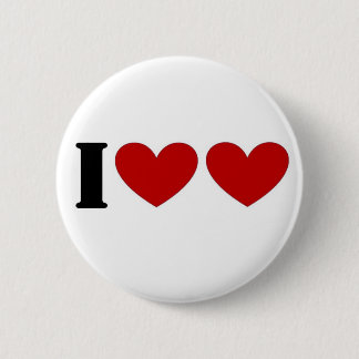 Badge Rond 5 Cm J'aime l'amour