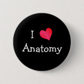 Badge Rond 5 Cm J'aime l'anatomie (Devant)