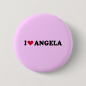 BADGE ROND 5 CM J'AIME L'ANGELA (Devant)