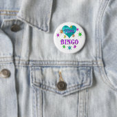Badge Rond 5 Cm J'aime le bingo-test (En situation)