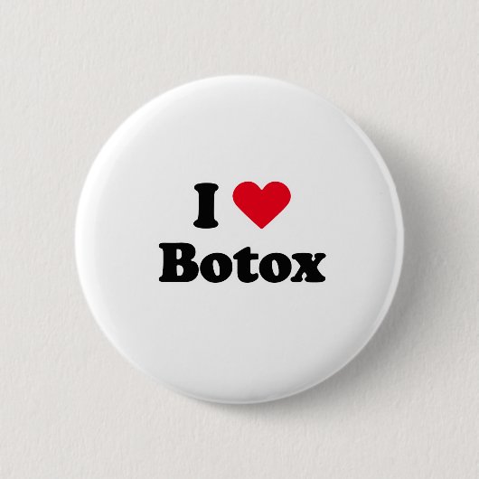 Badge Rond 5 Cm J'aime le botox (Devant)