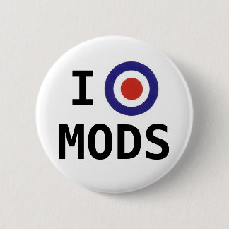 Badge Rond 5 Cm J'aime le bouton de Mods