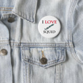 Badge Rond 5 Cm J'aime le calmar (En situation)