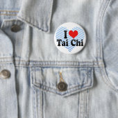 Badge Rond 5 Cm J'aime le Chi de Tai (En situation)