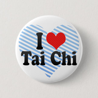 Badge Rond 5 Cm J'aime le Chi de Tai
