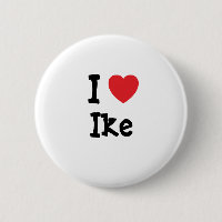 J'aime le coeur Ike personnalisé