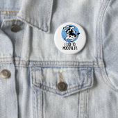 Badge Rond 5 Cm J'Aime Le Déplacer Funny Cow Pun (En situation)