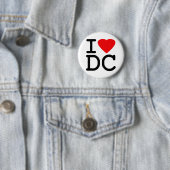 Badge Rond 5 Cm J'aime le District de Columbia de DC de Washington (En situation)