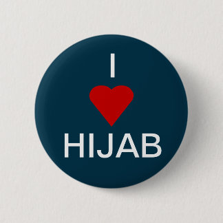 Badge Rond 5 Cm J'aime le hijab