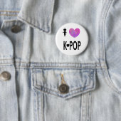 Badge Rond 5 Cm J'aime le K-bruit (En situation)