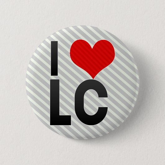 Badge Rond 5 Cm J'aime le LC (Devant)