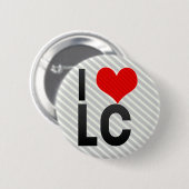 Badge Rond 5 Cm J'aime le LC (Devant & derrière)