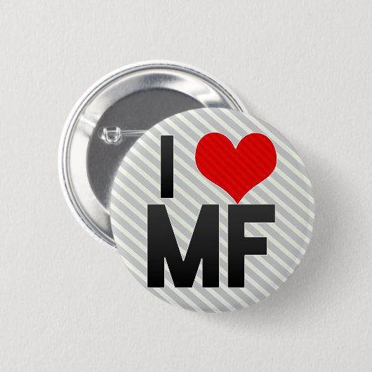 Badge Rond 5 Cm J'aime le MF (Devant & derrière)