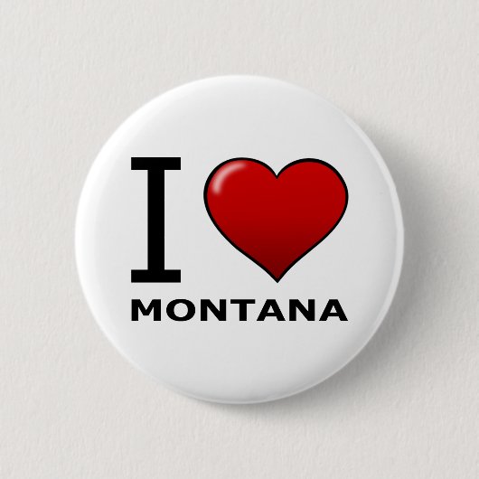BADGE ROND 5 CM J'AIME LE MONTANA (Devant)