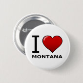 BADGE ROND 5 CM J'AIME LE MONTANA (Devant & derrière)