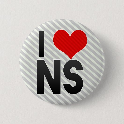 Badge Rond 5 Cm J'aime le NS (Devant)