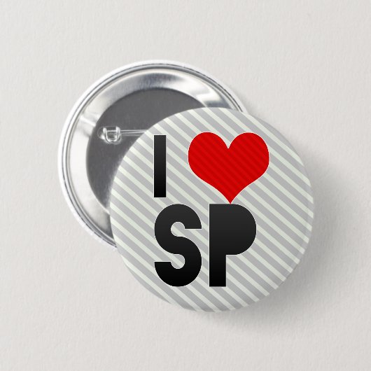 Badge Rond 5 Cm J'aime le PS (Devant & derrière)