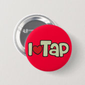 Badge Rond 5 Cm J'aime le robinet (Devant & derrière)