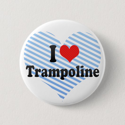 Badge Rond 5 Cm J'aime le trempoline (Devant)