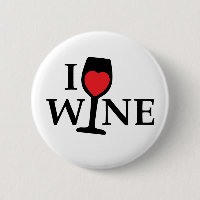 J'aime le vin au coeur rouge