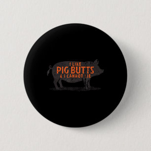 Badge Rond 5 Cm J'Aime Les Boutons De Cochon & Je Ne Peux Pas