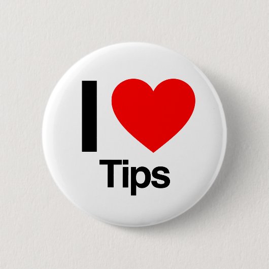 Badge Rond 5 Cm j'aime les conseils (Devant)