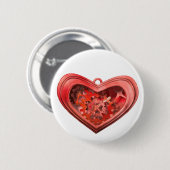 Badge Rond 5 Cm J'aime les engrenages (Devant & derrière)