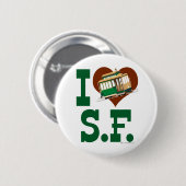 Badge Rond 5 Cm J'aime les funiculaires de San Francisco (Devant & derrière)
