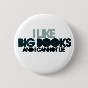 Badge Rond 5 Cm J'Aime Les Grands Livres