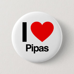 Badge Rond 5 Cm j'aime les pipas
