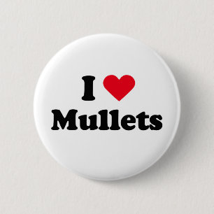 Badge Rond 5 Cm J'aime les rougets