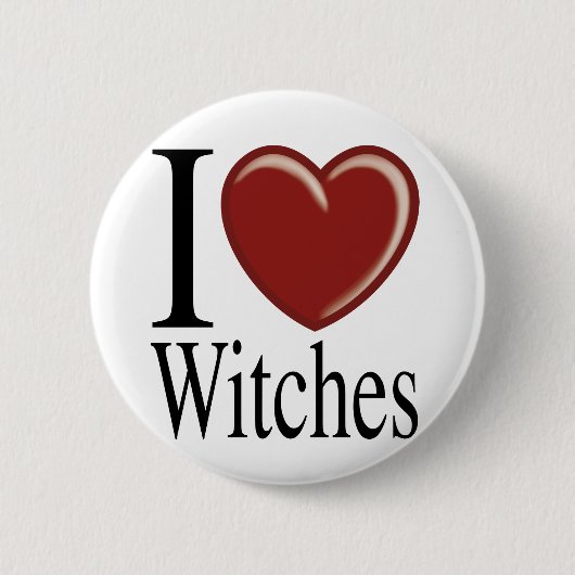 BADGE ROND 5 CM J'AIME LES TÉMOINS (Devant)