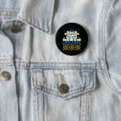 Badge Rond 5 Cm J'aime l'Ukraine  (En situation)