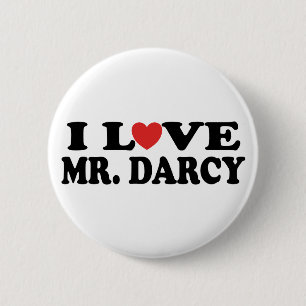 Badge Rond 5 Cm J'aime M. Darcy