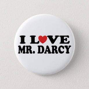 Badge Rond 5 Cm J'aime M. Darcy