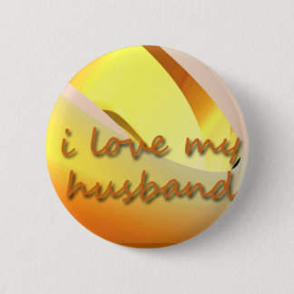 Badge Rond 5 Cm j'aime ma goupille de mari