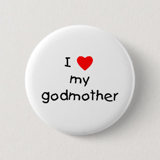 Badge Rond 5 Cm J'aime ma marraine