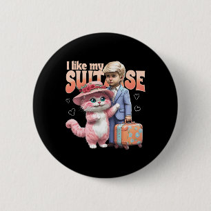 Badge Rond 5 Cm J'Aime Ma Vidéo Sootcase Byrron Donald Trump Winne