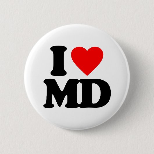 BADGE ROND 5 CM J'AIME MD (Devant)