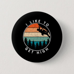 Badge Rond 5 Cm J'aime me dépasser en escalade _2
