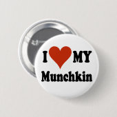 Badge Rond 5 Cm J'aime mes marchandises de Munchkin (Devant & derrière)