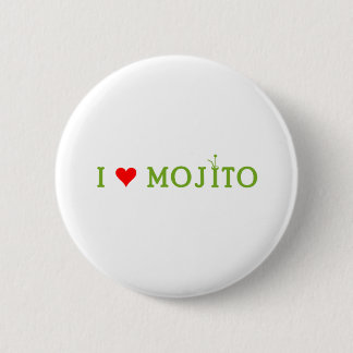 Badge Rond 5 Cm J'aime Mojito