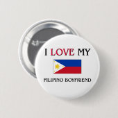 Badge Rond 5 Cm J'aime mon ami philippin (Devant & derrière)