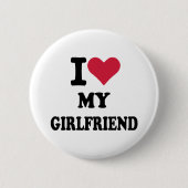 Badge Rond 5 Cm J'aime mon amie (Devant)