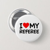 Badge Rond 5 Cm J'aime mon arbitre (Devant & derrière)