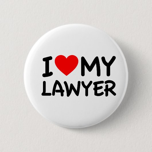 Badge Rond 5 Cm J'aime mon avocat (Devant)