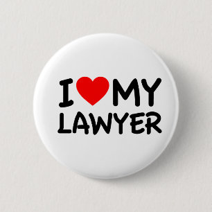 Badge Rond 5 Cm J'aime mon avocat
