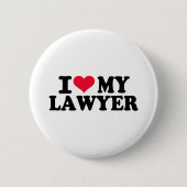 Badge Rond 5 Cm J'aime mon avocat (Devant)
